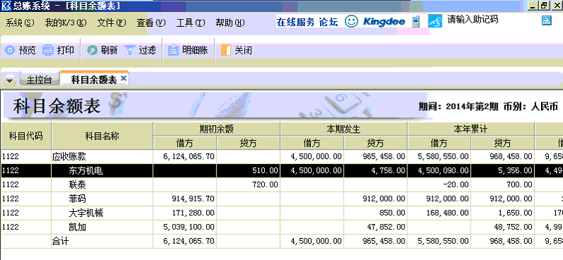 k3核算项目