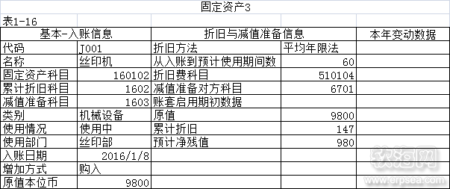 初始化固定资产3